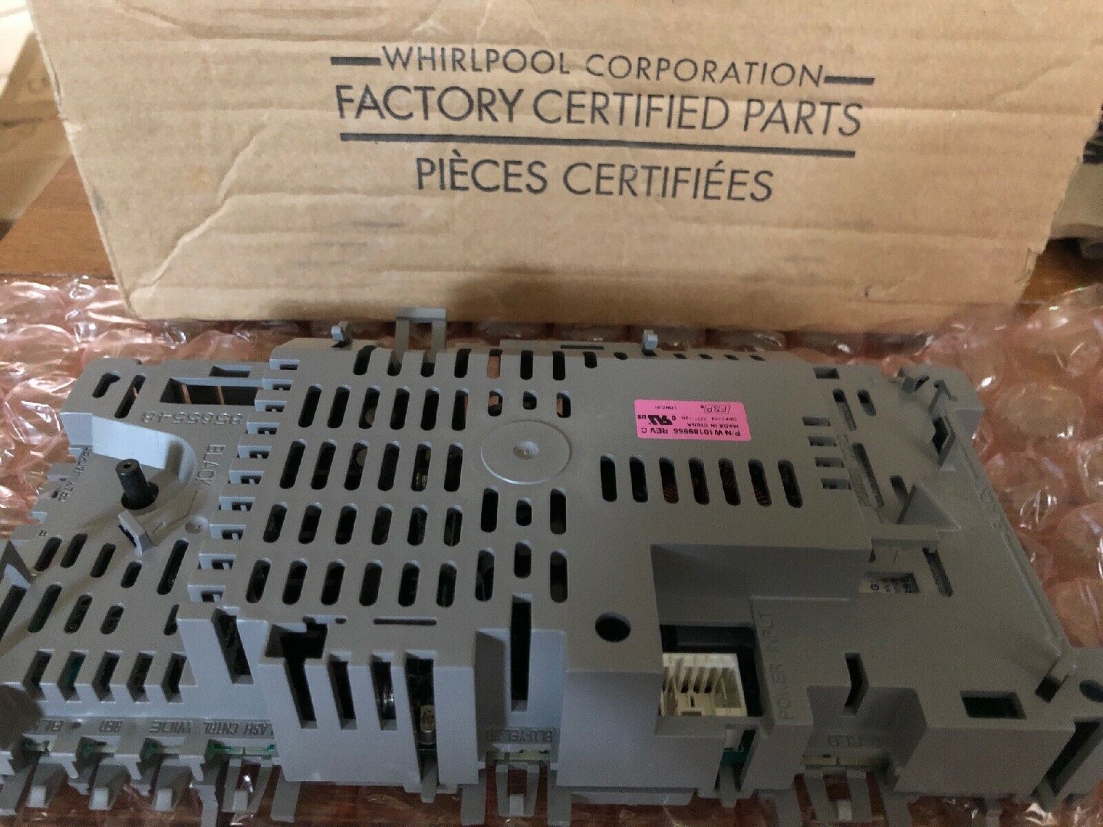 WHIRPOOL W10189966 Electronic Machine And Motor Control Board Washer OEM NEW