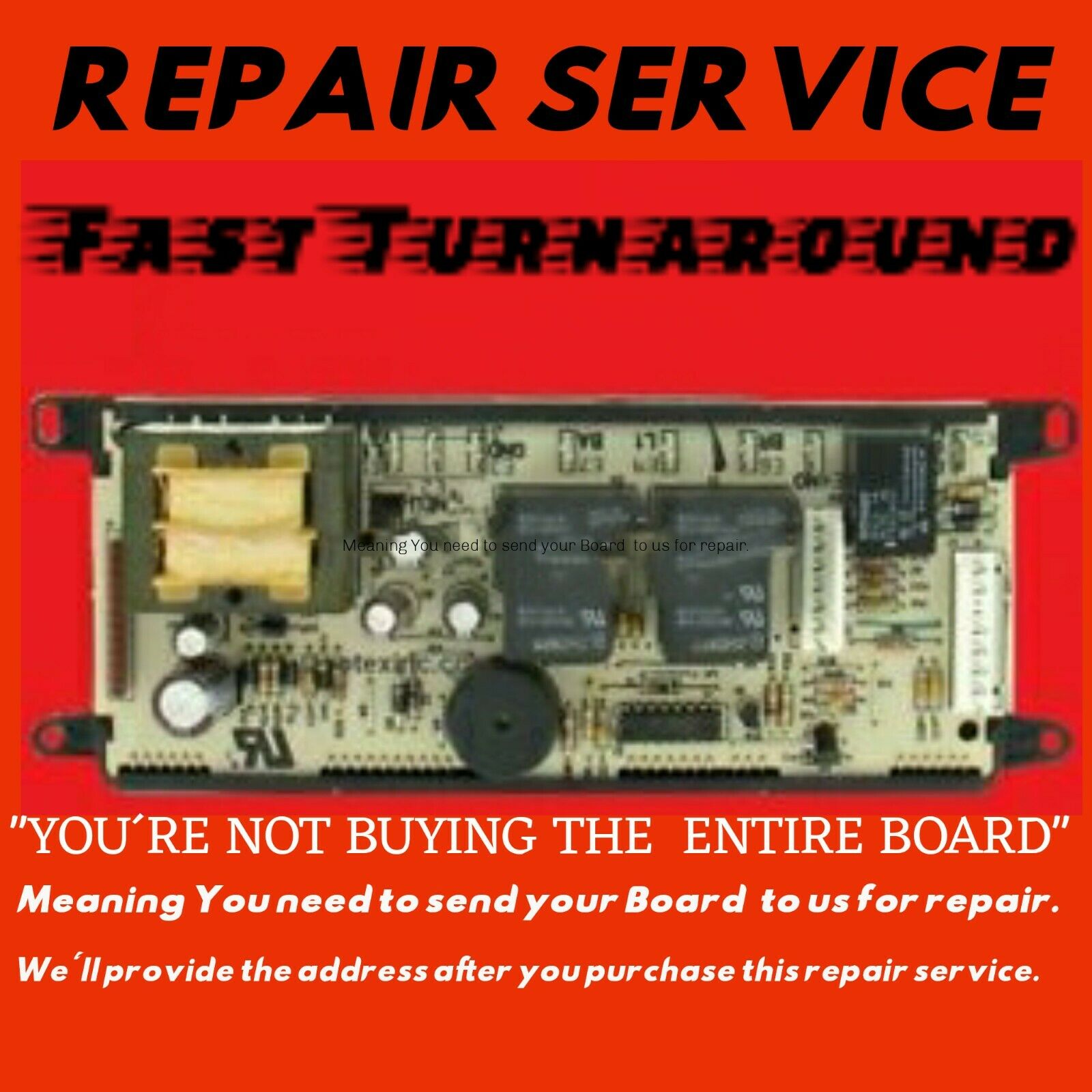 Repair Service Frigidaire Control Board W10174745 WPW10174745 WPW10174746 F-Code