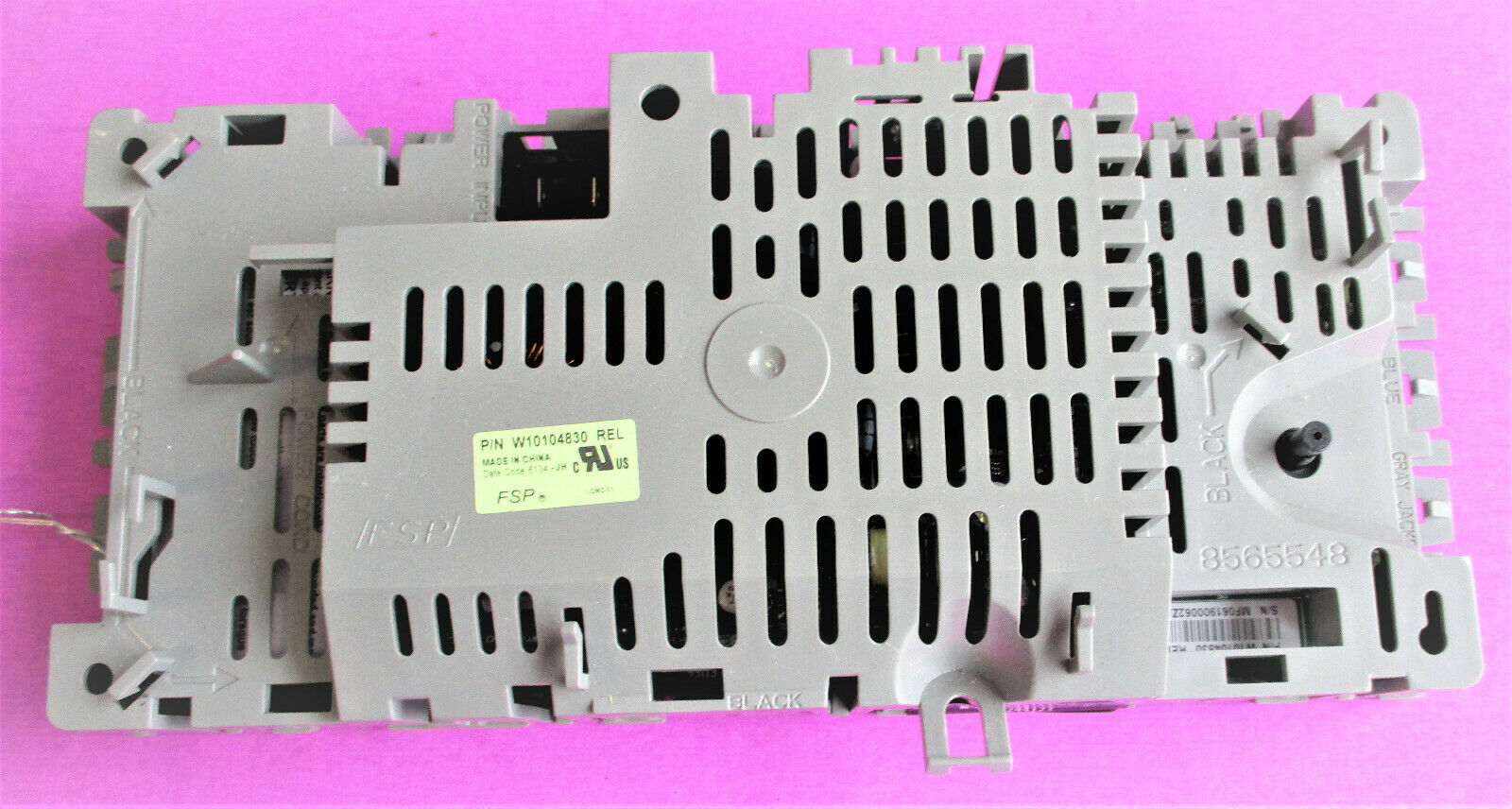 WHIRLPOOL WASHER CONTROL BOARD = PART # W10104830 = WITH FREE SHIPPING INCLUDED