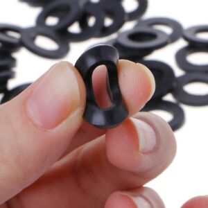 100pcs Flat Rubber O-Ring Seal Hose Gasket Rubber Washer Lot for Faucet Grommet