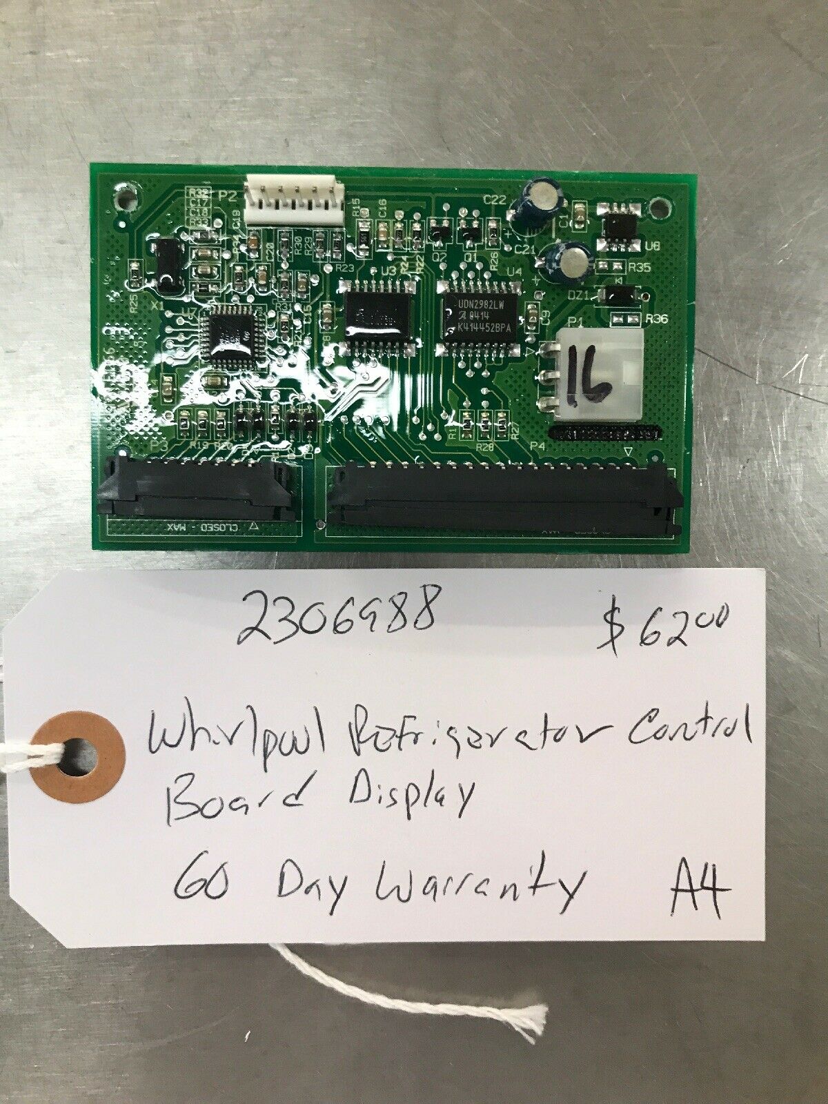 2306988 Whirlpool Refrigerator Control Board. 60 Day Warranty