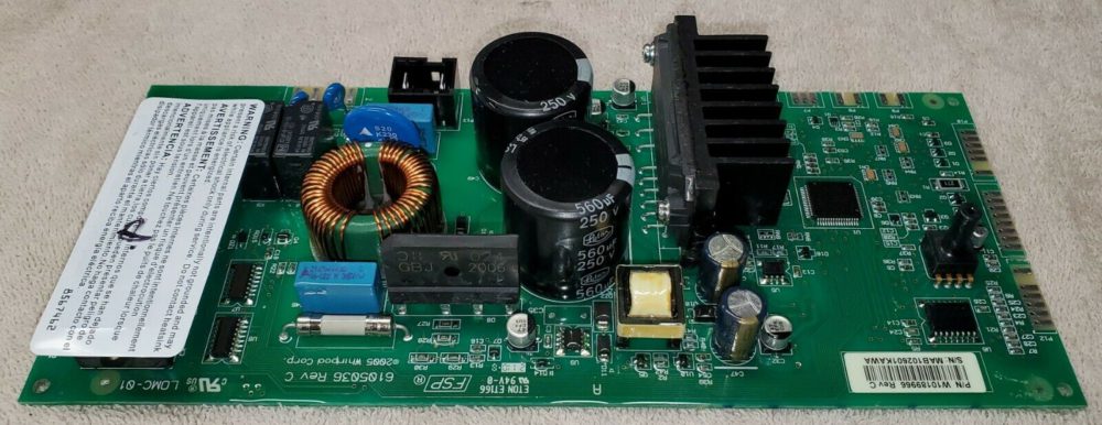 Whirlpool Cabrio Washer Main Control Board, part # W10189966 WPW1018966 Used