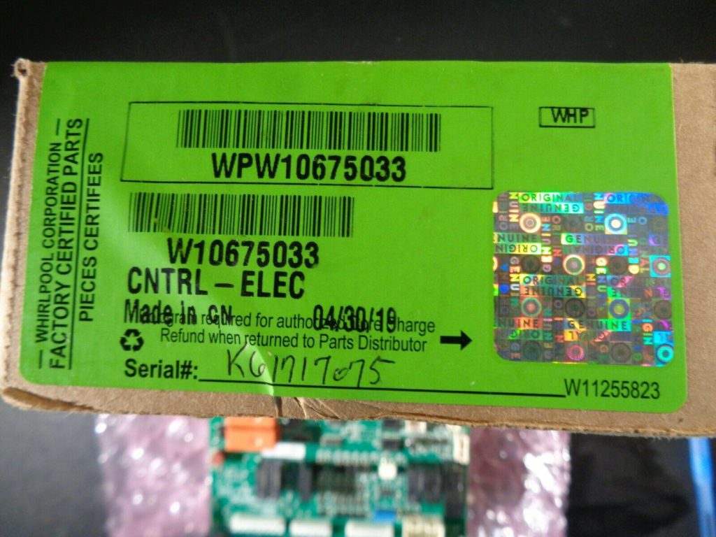 Kitchen Aid KRMF606ESS01 Refrigerator Main Control Board