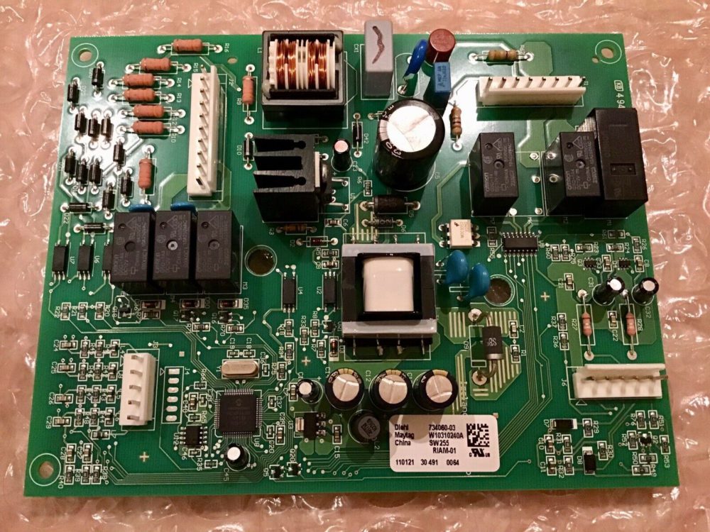 AS IS FOR PARTS OR REPAIR Whirlpool WPW10310240 Refrigerator Control Board