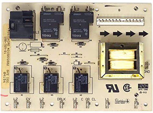 Frigidaire 318022002 Upper Oven Relay Board