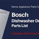 Bosch Dishwasher Door Panel Parts List for SHP65T55UC/01 SHX5AV55UC/01 SHX3AR56UC/18 SHP65T56UC/02