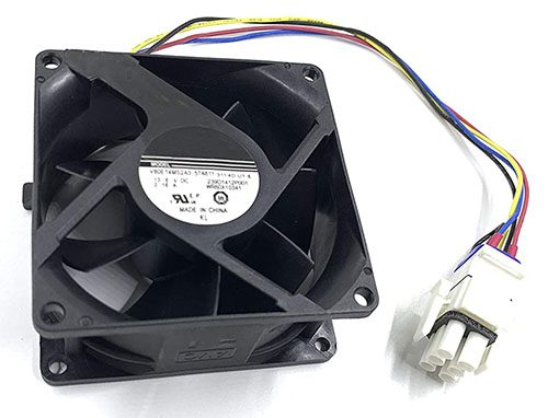 GE Refrigerator Evaporator Fan Motor WR60X26866 for GNE29GGHDBB DFE28JGHDBB GFE28HMKIES ZWE23ESHNSS GFS28DMJBES 