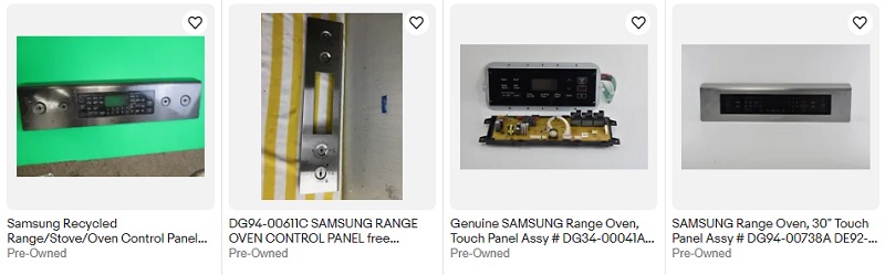 Samsung Oven Control Panel on ebay