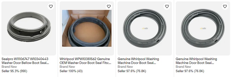 WPW10237493 Whirlpool Washer Door Boot Seal eBay