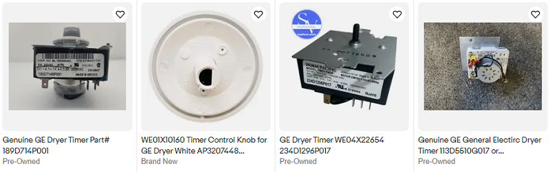 GE Dryer Timer Parts on eBay