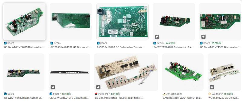 GE Dishwasher Main Control Board