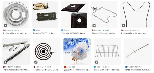 Sears PartsDirct Frigidaire Oven Range Parts