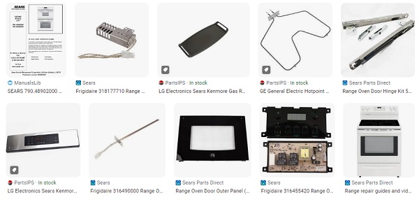 Sears PartsDirect Oven Replacement Parts