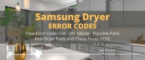 Samsung Dryer Error Codes