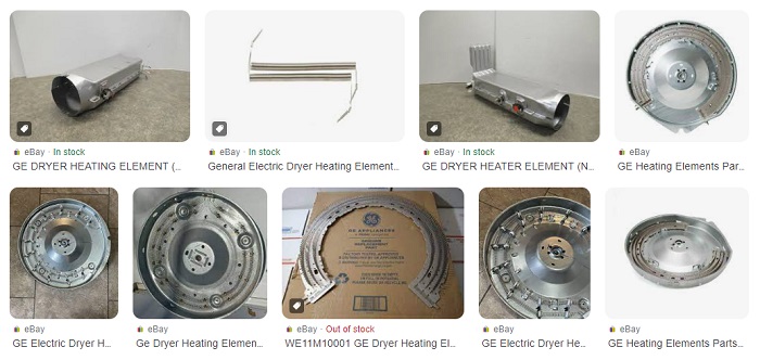 General Electric Dryer Parts - Heating Elements