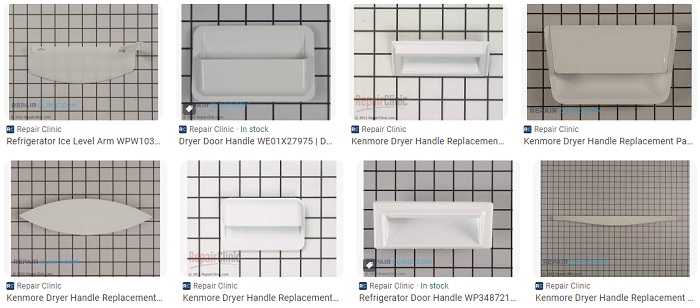 Kenmore Dryer Door Handle Parts