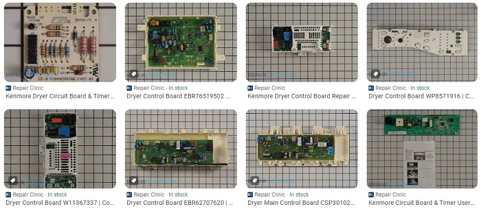 Kenmore Dryer Electronic Control Board Parts
