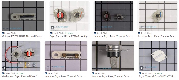 Kenmore Dryer Parts - Kenmore Dryer Thermal Fuse