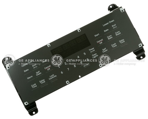 WB27X33137 GE Range Oven Control Board and Overlay Assembly