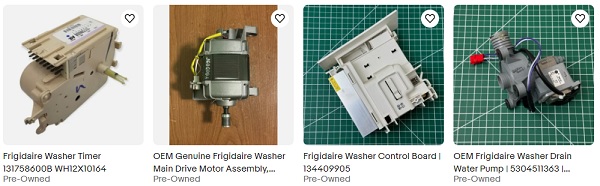 Used Frigidaire Washer Parts